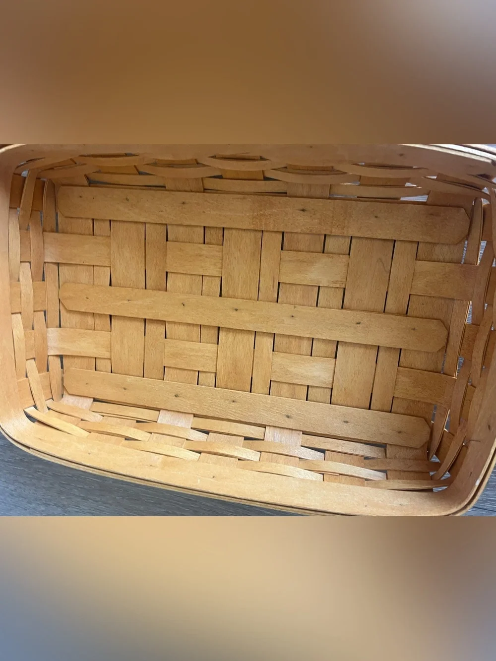 Longaberger Rectangle and Square Baskets Bundle